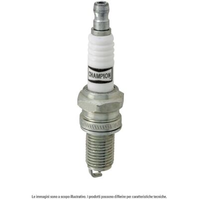 CHAMPION Bougie d'allumage - Platine, 0,8mm Écartement, M14x1.25 CHAMPION Bougie d'allumage - Platine, 0,8mm Écartement, M14x1.25