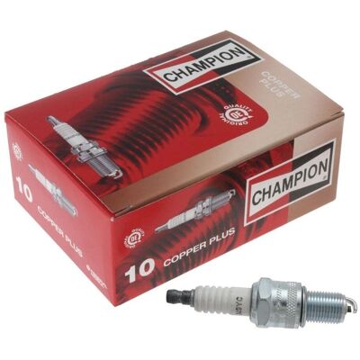 Champion Copper Plus Bougie - M14x1.25, 3mm gap, M4/SAE Champion Copper Plus Bougie - M14x1.25, 3mm gap, M4/SAE