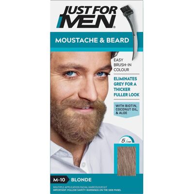 Just For Men Moustache & Beard Sandy Blonde Hair Dye - Facial Hair Color Just For Men Moustache & Beard Sandy Blonde Hair Dye - Facial Hair Color