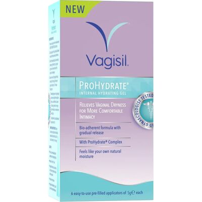 Vagisil ProHydrate Internal Hydrating Gel - 6 x 5g applicators Vagisil ProHydrate Internal Hydrating Gel - 6 x 5g applicators