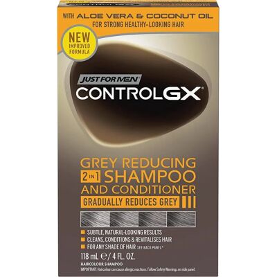 Just For Men Control GX 2-in-1 Shampoo and Conditioner (118ml) Just For Men Control GX 2-in-1 Shampoo and Conditioner (118ml)