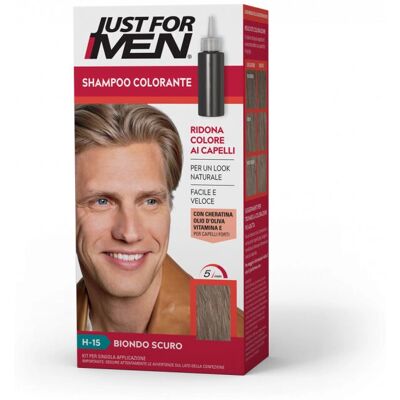 Șampon de Vopsit pentru Bărbați Blond Închis - Aspect Natural, 8 Săptămâni Șampon de Vopsit pentru Bărbați Blond Închis - Aspect Natural, 8 Săptămâni