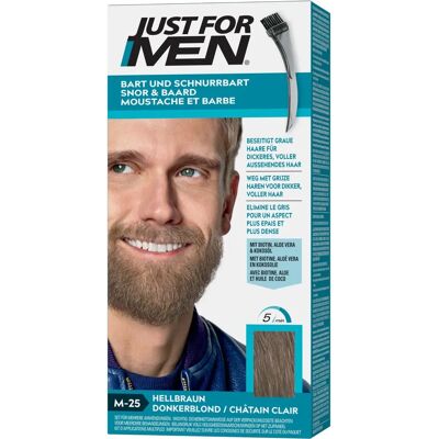 Gel colorant pour barbe et moustache brun clair - Just for Men Gel colorant pour barbe et moustache brun clair - Just for Men