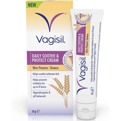 Vagisil Brand Model Daily Soothe & Protect Cream with Prebiotic Oatmeal - Cream Vagisil Brand Model Daily Soothe & Protect Cream with Prebiotic Oatmeal - Cream