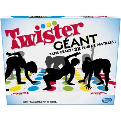 Twister Géant Français - Jeu de Compétence et Amusement - Publicité Twister Géant Français - Jeu de Compétence et Amusement - Publicité