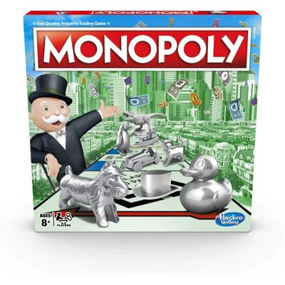 Hasbro Monopoly Classic - New Token - Board Game Hasbro Monopoly Classic - New Token - Board Game