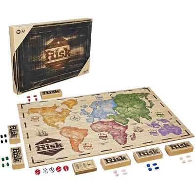Hasbro Risk Rustic Brädspel - Risk Rustic Hasbro Risk Rustic Brädspel - Risk Rustic