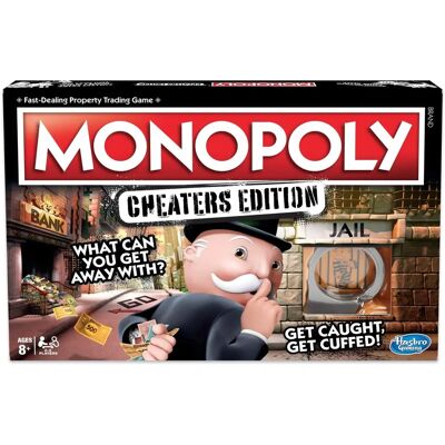 Hasbro Monopoly Cheaters Edition - Family Board Game Hasbro Monopoly Cheaters Edition - Family Board Game