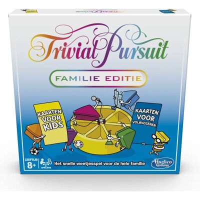 Hasbro Edición familiar Trivial Pursuit Multicolor - Juego de mesa Hasbro Edición familiar Trivial Pursuit Multicolor - Juego de mesa