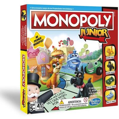 Hasbro Monopoly Junior - Versão Espanhola - Jogo de Mesa Hasbro Monopoly Junior - Versão Espanhola - Jogo de Mesa
