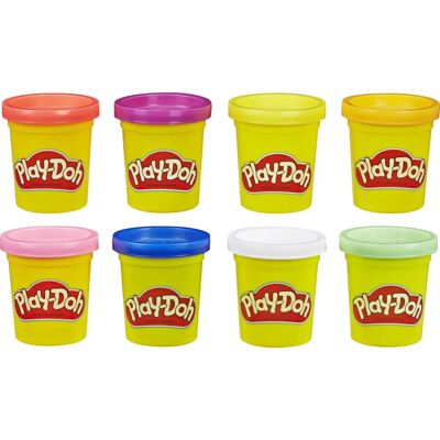Play-Doh Argilla Non Tossica - Set di 8 Barattoli Creativi Play-Doh Argilla Non Tossica - Set di 8 Barattoli Creativi