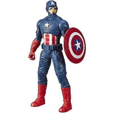 Hasbro Captain America Actionfigur - Marvel Hjälte - 4+ Hasbro Captain America Actionfigur - Marvel Hjälte - 4+