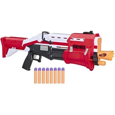 Hasbro Nerf Fortnite TS Blaster - Fusil à pompe pour fléchettes, 8 Dardes - Publicité Hasbro Nerf Fortnite TS Blaster - Fusil à pompe pour fléchettes, 8 Dardes - Publicité