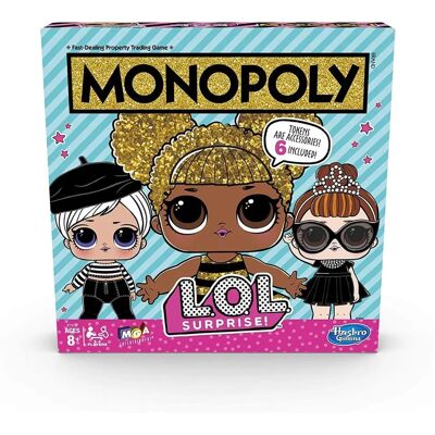 Hasbro L.O.L. Surprise! Monopoly Gra - Gra planszowa Hasbro L.O.L. Surprise! Monopoly Gra - Gra planszowa