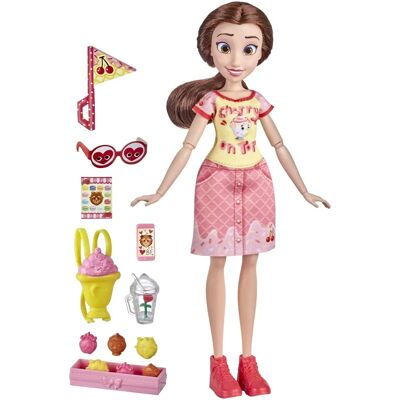 Hasbro Disney Princess Comfy Squad Belle lalka modowa - Laleczka modowa Hasbro Disney Princess Comfy Squad Belle lalka modowa - Laleczka modowa