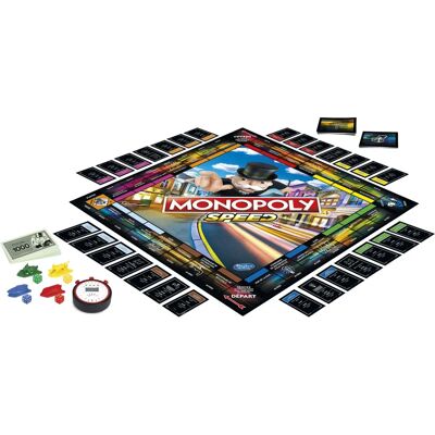 Hasbro E7033101 Jeu de Société Monopoly Speed - Publicité Hasbro E7033101 Jeu de Société Monopoly Speed - Publicité
