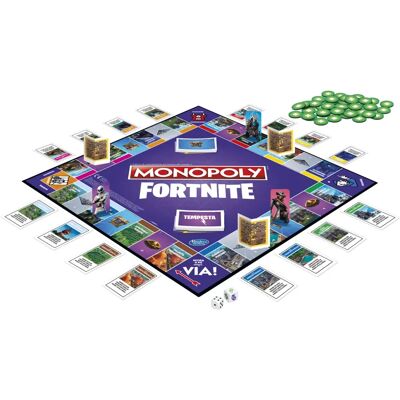 Hasbro Gaming Monopoly Fortnite Board Game - Family Hasbro Gaming Monopoly Fortnite Board Game - Family