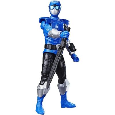 Figurine Power Rangers Beast Morphers Ranger Bleu - 30cm - Publicité Figurine Power Rangers Beast Morphers Ranger Bleu - 30cm - Publicité