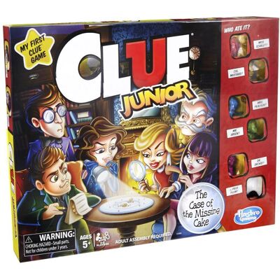 Hasbro Clue Junior Jeu de société - Jeu familial dès 5 ans - Publicité Hasbro Clue Junior Jeu de société - Jeu familial dès 5 ans - Publicité