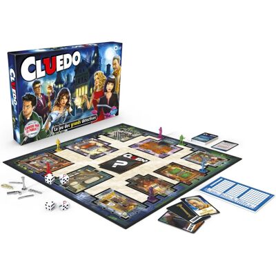 Hasbro Cluedo - Klasyczna gra detektywistyczna dla 8+ - Gra planszowa Hasbro Cluedo - Klasyczna gra detektywistyczna dla 8+ - Gra planszowa
