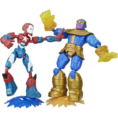 Hasbro Iron Patriot Bend and Flex Figurka Akcji - Marvel Avengers Hasbro Iron Patriot Bend and Flex Figurka Akcji - Marvel Avengers