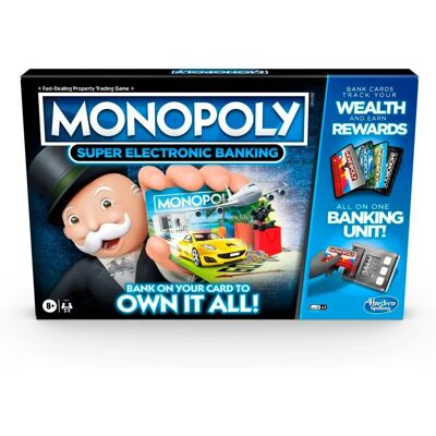 Hasbro Gaming Monopoly Super Elektronisches Banksystem - Brettspiel Hasbro Gaming Monopoly Super Elektronisches Banksystem - Brettspiel