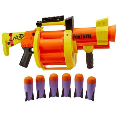 Hasbro Nerf Fortnite GL - Lanceur avec 6 Fléchettes - 5+ - Publicité Hasbro Nerf Fortnite GL - Lanceur avec 6 Fléchettes - 5+ - Publicité
