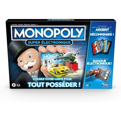 Monopoly E8978101 Juego de Mesa con Banca Electrónica Monopoly E8978101 Juego de Mesa con Banca Electrónica