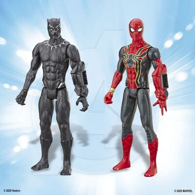 Figurki akcji Marvel Black Panther Captain America Iron Spider - Zestaw 4 szt. Figurki akcji Marvel Black Panther Captain America Iron Spider - Zestaw 4 szt.