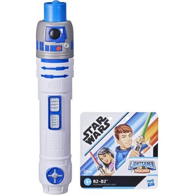 Hasbro Star Wars Escouade de Sabres Laser R2-D2 - Épée Laser Bleue - Publicité Hasbro Star Wars Escouade de Sabres Laser R2-D2 - Épée Laser Bleue - Publicité