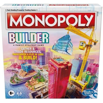 Hasbro Monopoly Builder Jeu de Stratégie - Publicité Hasbro Monopoly Builder Jeu de Stratégie - Publicité
