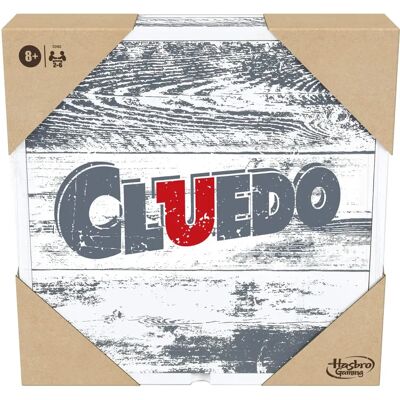 Hasbro Cluedo Rustique - Jeu de Société en Bois pour 3-6 Joueurs Hasbro Cluedo Rustique - Jeu de Société en Bois pour 3-6 Joueurs