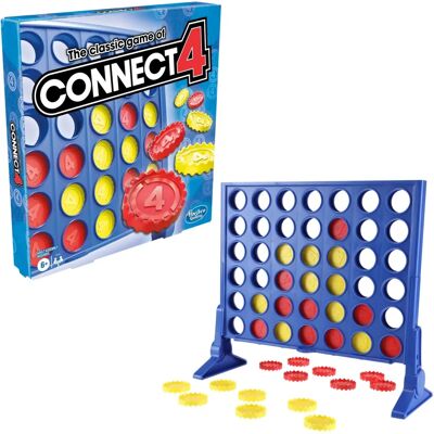 Hasbro Connect 4 Strategy Game - Classic, Multicolor for Kids 6+ Hasbro Connect 4 Strategy Game - Classic, Multicolor for Kids 6+