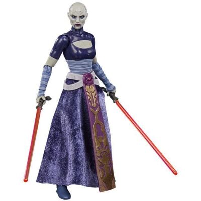 Star Wars The Black Series Asajj Ventress - Action Figure - 6-Inch Scale - Vintage Style - Suitable for Ages 4+ Star Wars The Black Series Asajj Ventress - Action Figure - 6-Inch Scale - Vintage Style - Suitable for Ages 4+