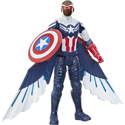 Hasbro Marvel Avengers Série Titan Hero Figurine Captain America - 30cm Hasbro Marvel Avengers Série Titan Hero Figurine Captain America - 30cm