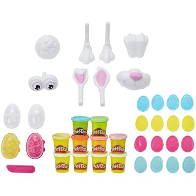 Play-Doh F0647FF1 Korbspielzeug 25 Stück mit 10 Dosen ungiftiger Modelliermasse - Spielset Play-Doh F0647FF1 Korbspielzeug 25 Stück mit 10 Dosen ungiftiger Modelliermasse - Spielset