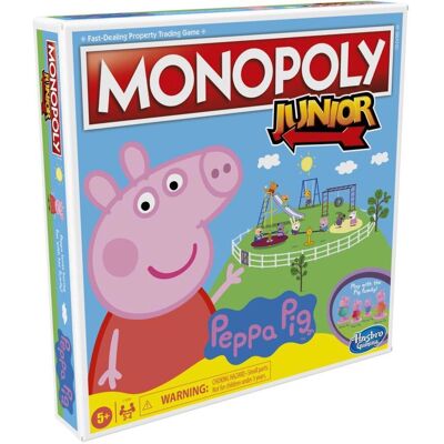 Hasbro Monopoly Junior Peppa Pig Spiel für Kinder ab 5+ Hasbro Monopoly Junior Peppa Pig Spiel für Kinder ab 5+