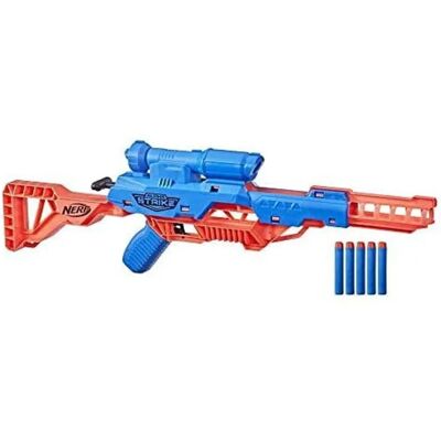 Hasbro - Pistolet jouet Nerf Alpha Strike Mantis LR-1 avec viseur de précision - Publicité Hasbro - Pistolet jouet Nerf Alpha Strike Mantis LR-1 avec viseur de précision - Publicité