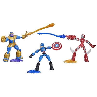Hasbro Marvel Avengers Pack Flexible - Figurine d'Action - Publicité Hasbro Marvel Avengers Pack Flexible - Figurine d'Action - Publicité