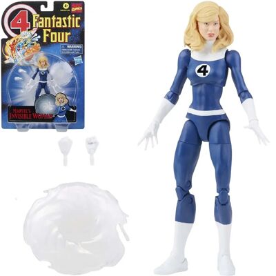 Hasbro Marvel Legends Retro Fantastic Four - Donna Invisibile Hasbro Marvel Legends Retro Fantastic Four - Donna Invisibile