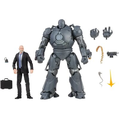 Hasbro Marvel Legends Series Obadiah Stane & Iron Monger Action Figuren - 15 cm Hasbro Marvel Legends Series Obadiah Stane & Iron Monger Action Figuren - 15 cm