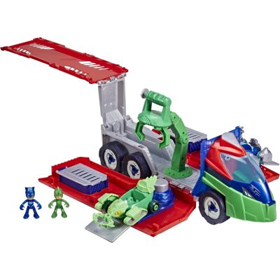 PJ Masks Spielset - Verwandlungsfahrzeug, 2 Figuren, Hero ID Technologie PJ Masks Spielset - Verwandlungsfahrzeug, 2 Figuren, Hero ID Technologie