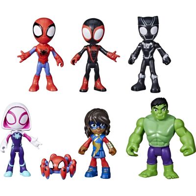 Hasbro Marvel Spidey et ses amis incroyables - Pack de 7 figurines - Publicité Hasbro Marvel Spidey et ses amis incroyables - Pack de 7 figurines - Publicité