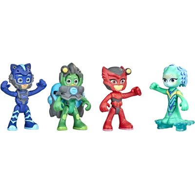 Zestaw 4 figurek PJ Masks - Dla dzieci od 3 lat Zestaw 4 figurek PJ Masks - Dla dzieci od 3 lat