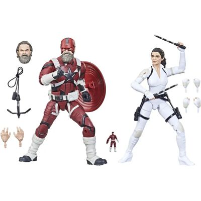 Figure d'azione Marvel Legends Black Widow Red Guardian e Melina Vostkoff Figure d'azione Marvel Legends Black Widow Red Guardian e Melina Vostkoff