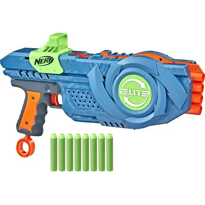 Hasbro Nerf Elite 2.0 Flip-8 Toy Weapon - Nerf, Blue-Grey/Orange - Action-Packed Blaster Hasbro Nerf Elite 2.0 Flip-8 Toy Weapon - Nerf, Blue-Grey/Orange - Action-Packed Blaster