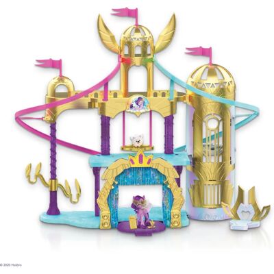 Zestaw Zabawek My Little Pony od Hasbro 56cm - Zamek z liną i figurkami Zestaw Zabawek My Little Pony od Hasbro 56cm - Zamek z liną i figurkami