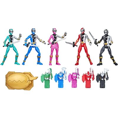 Power Rangers Dino Fury 5 Team Pack - 6 inch Action Figures Power Rangers Dino Fury 5 Team Pack - 6 inch Action Figures