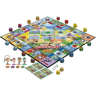 Hasbro Animal Crossing Monopoly - Jeu de Société - Publicité Hasbro Animal Crossing Monopoly - Jeu de Société - Publicité