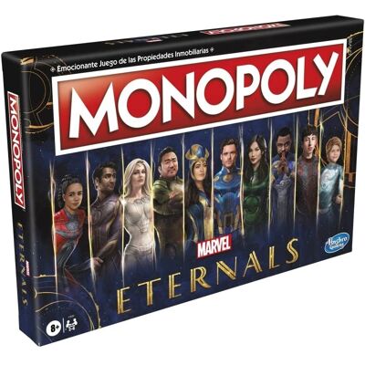 Hasbro Eternals Monopoly - Gioco da tavolo per 2 giocatori Hasbro Eternals Monopoly - Gioco da tavolo per 2 giocatori